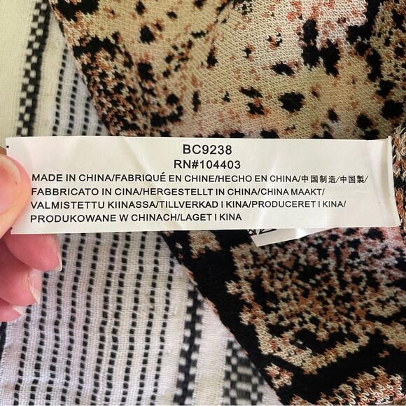 J.O.A. Snakeskin Knit Strapless Dress or Midi Skirt size Small Y2K Animal Print - Picture 7 of 8